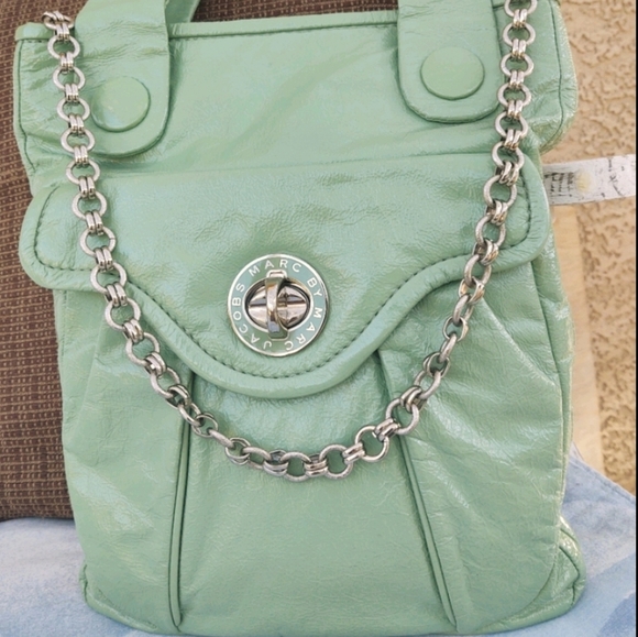 Marc By Marc Jacobs Handbags - Marc by Marc Jacobs Mint Leather Shoulder Hobo Bag